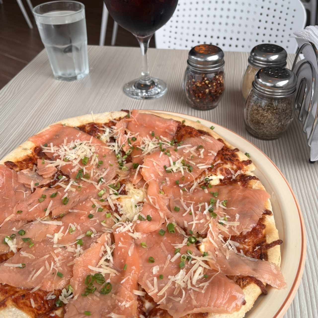 Pizza de Salmon Ahumado