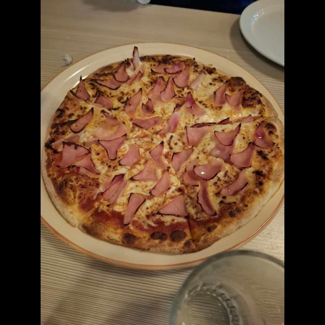 pizza de jamón 