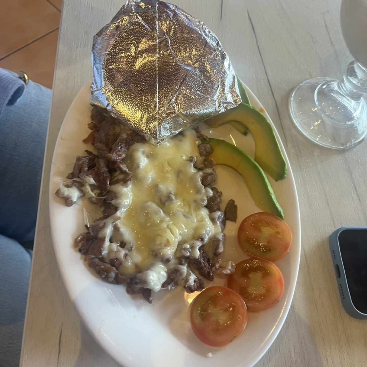 Orden de Arrachera Con Queso