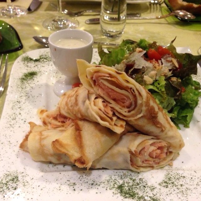 Crepes Salados - Salmón Ahumado