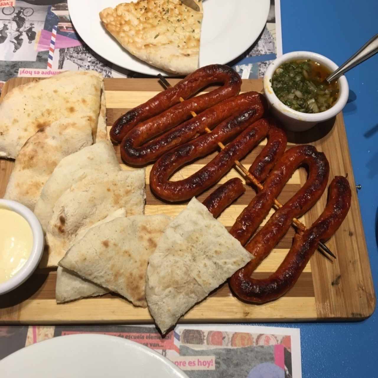 chistorra para acompañar las cervezas