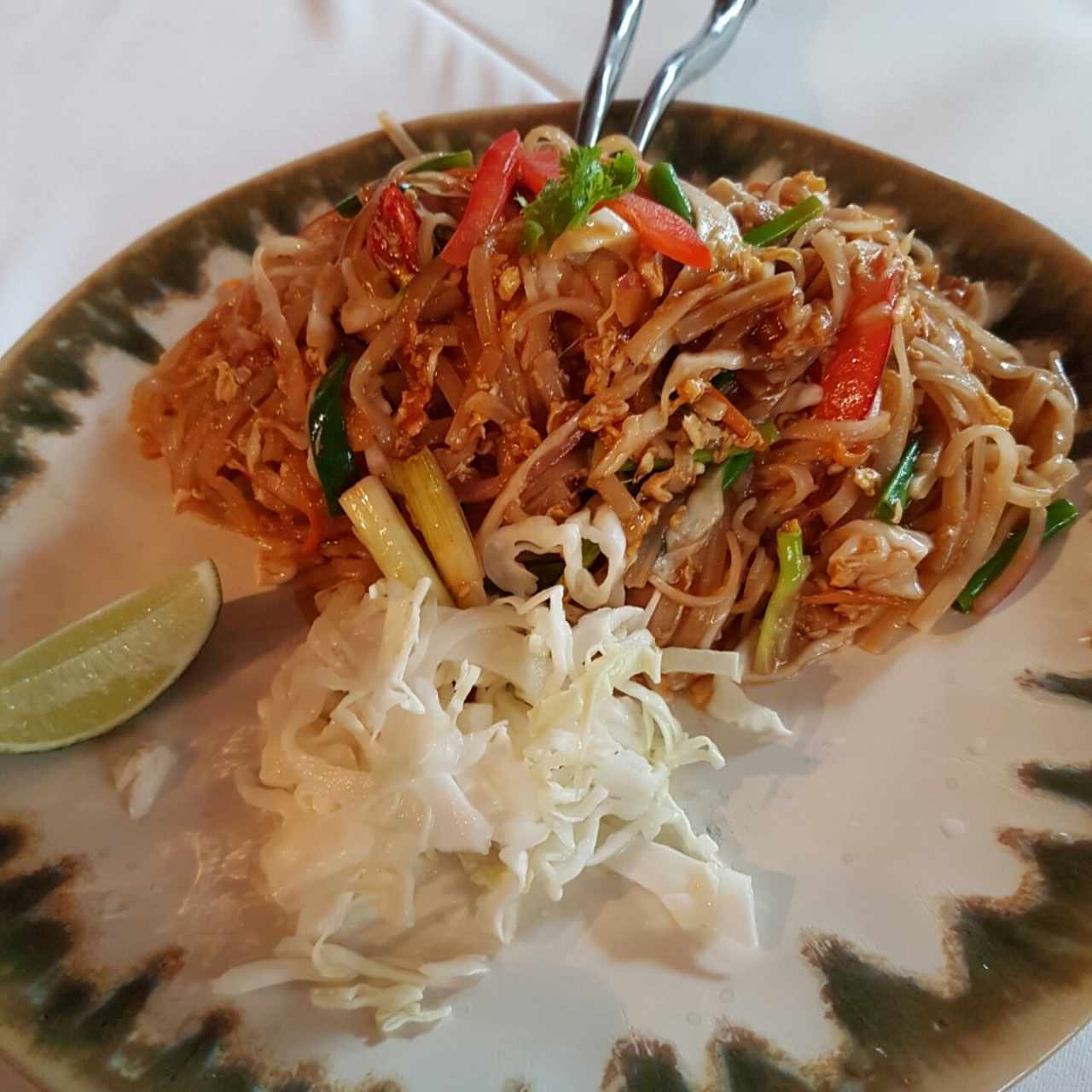 Pad thai de camarón