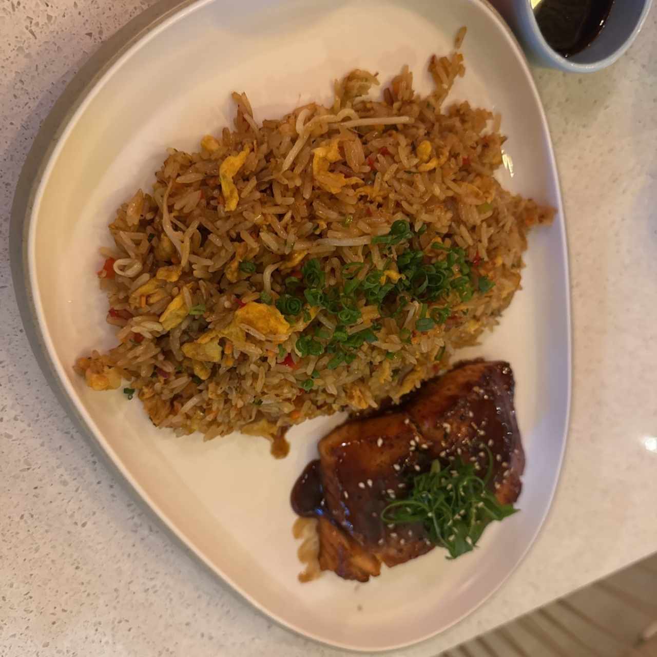 Yakimeshi salmón, otra vez pero en el cangrejo! Nitido