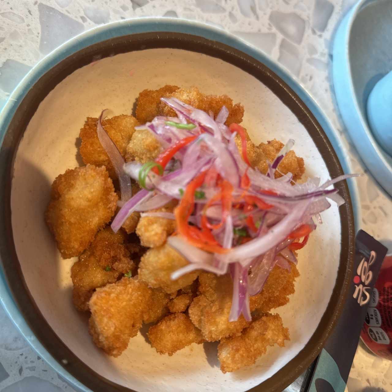 Ceviche Frito de Pescado Blanco