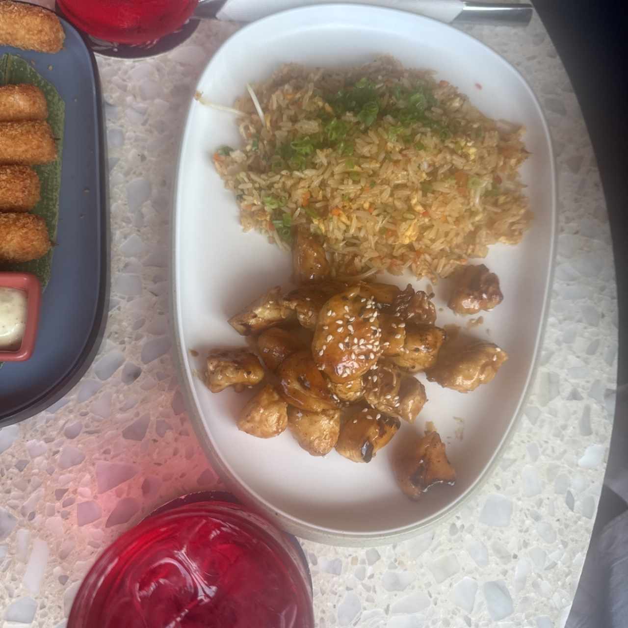 Mixto (pollo, filete y langostinos)