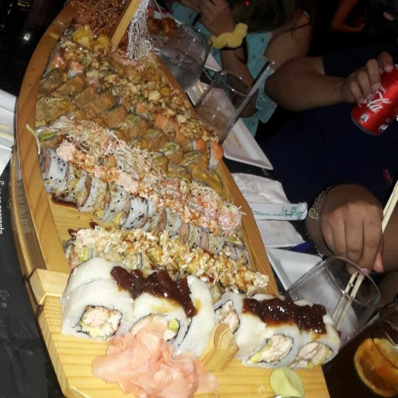 Barquito de Sushi's variados 