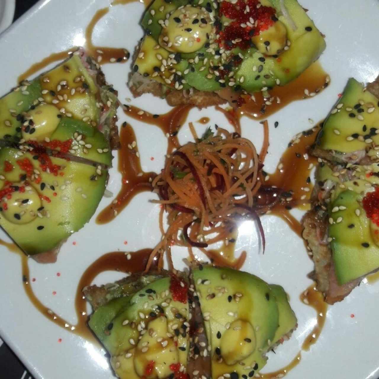 Entradas Calientes - Pizza japonesa