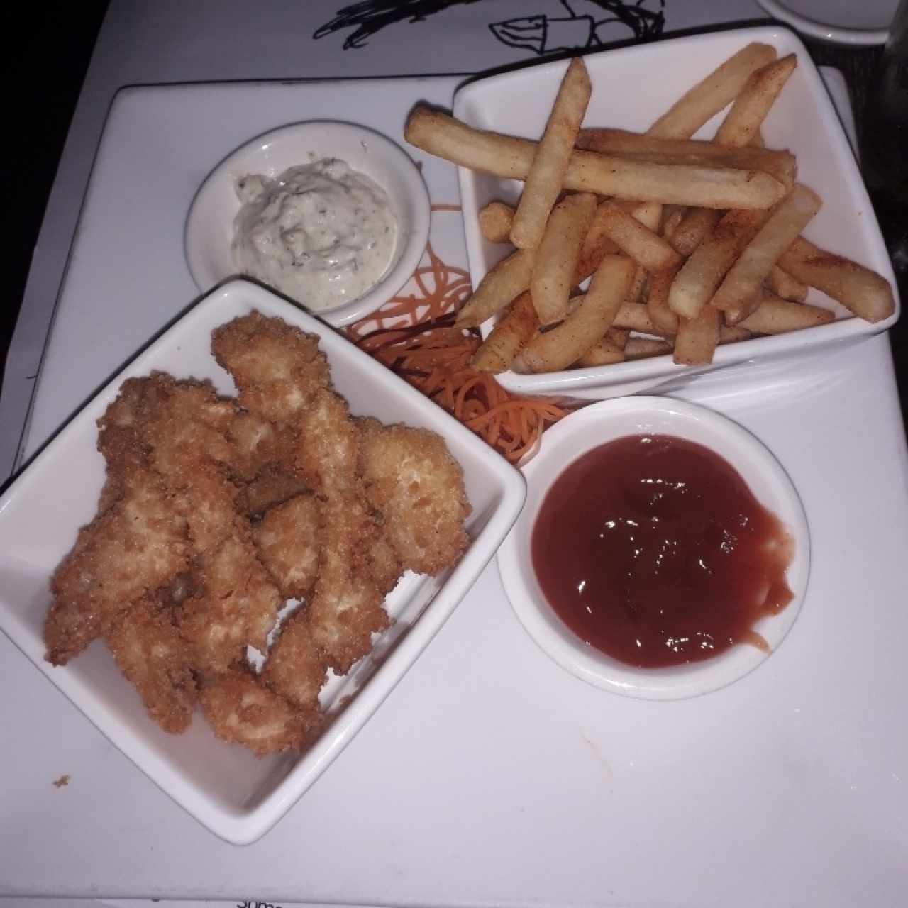 Menú Infantil - Fish & chips