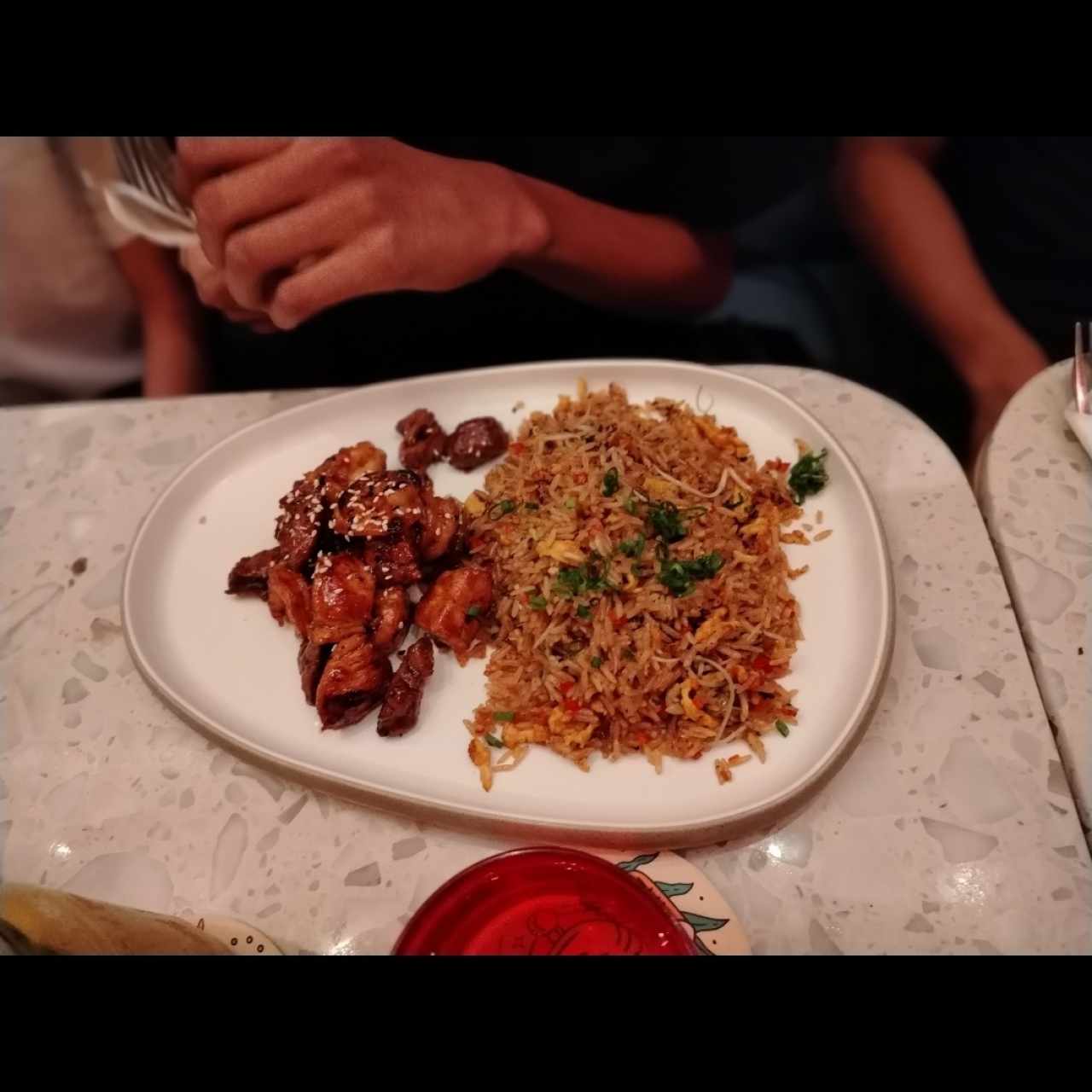 Mixto (pollo, filete y langostinos)