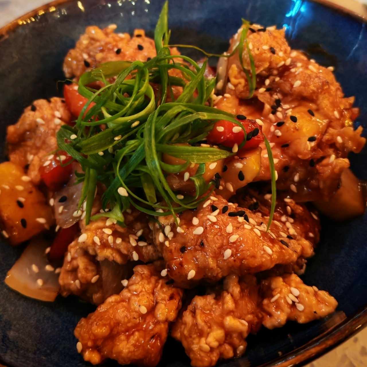 Platos Calientes - Pollo Agridulce