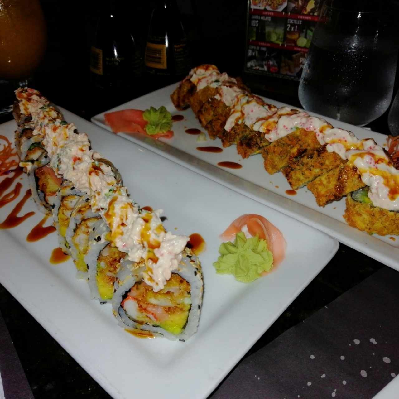 Lava Roll y Arigato Roll