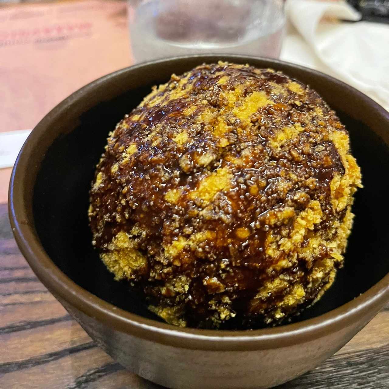 Helado frito 