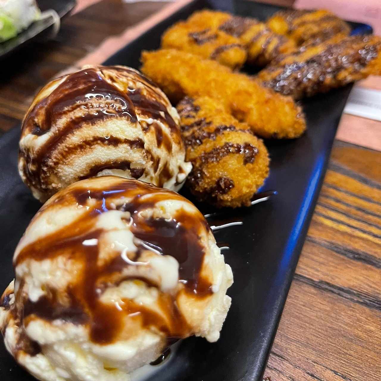 Banana tempura 