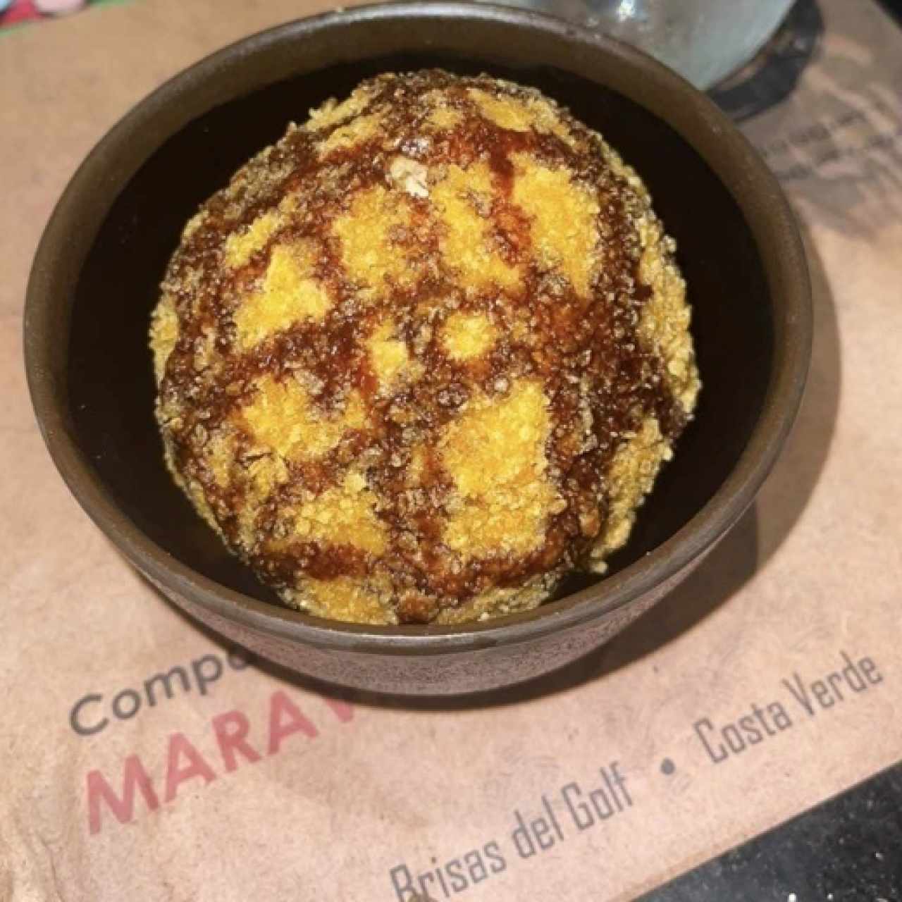 Helado frito