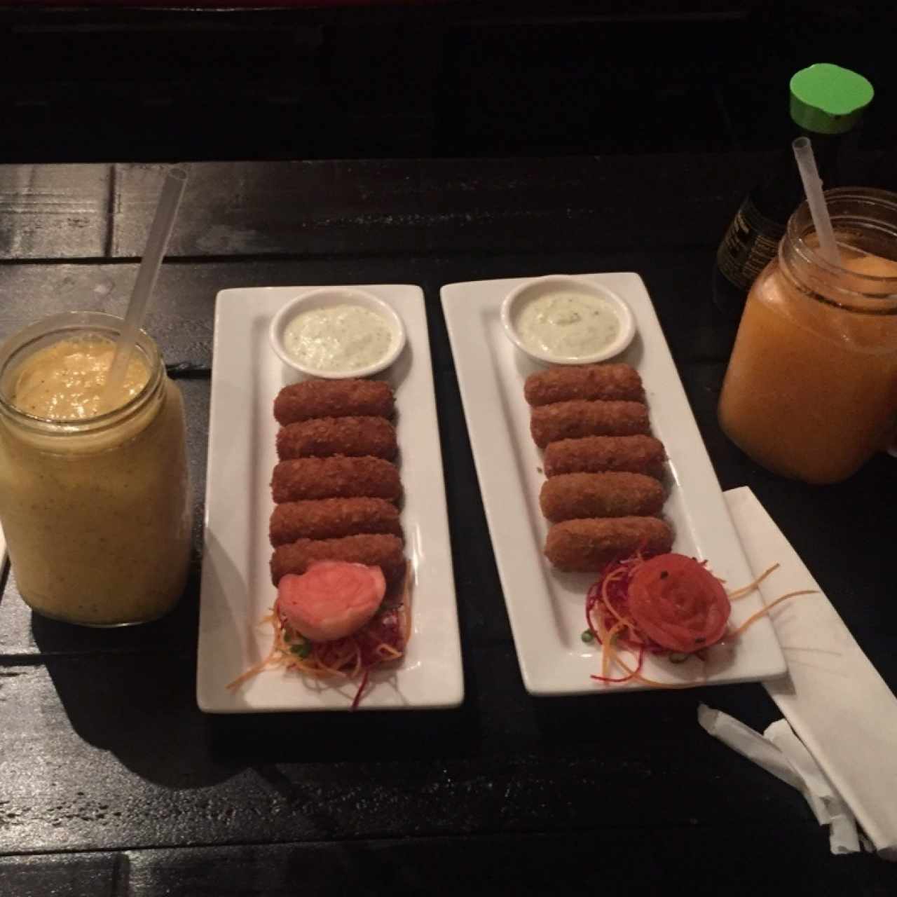 Entradas Calientes - Croqueta de Salmón