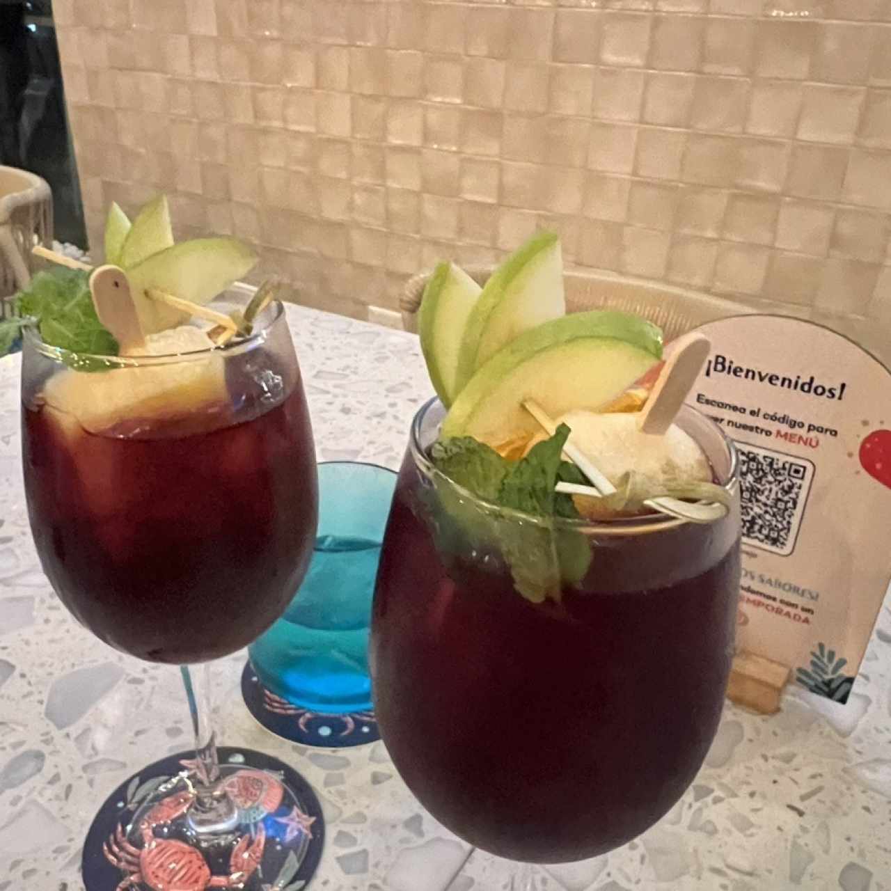 Sangria con paleta
