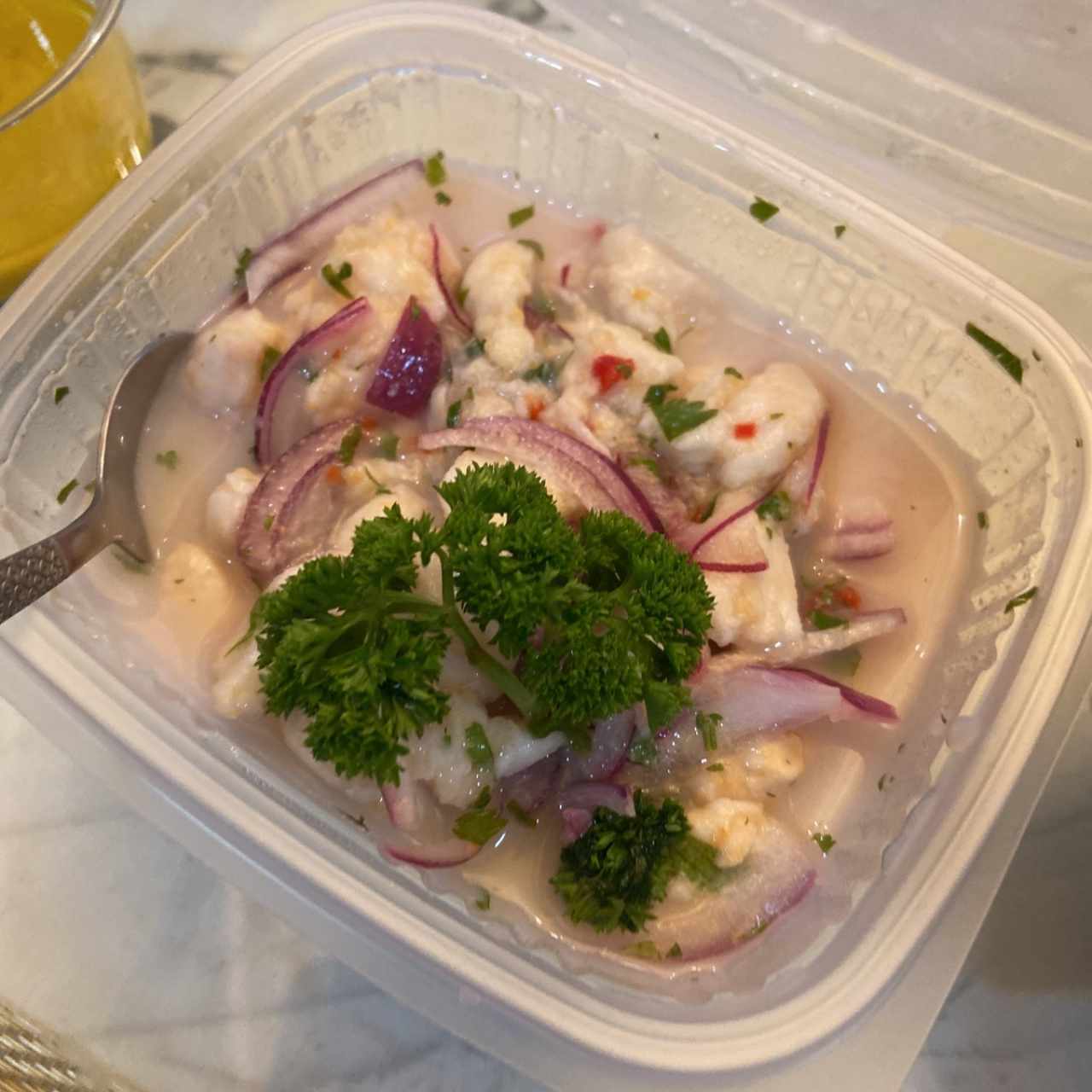 Ceviche de Corvina al Momento