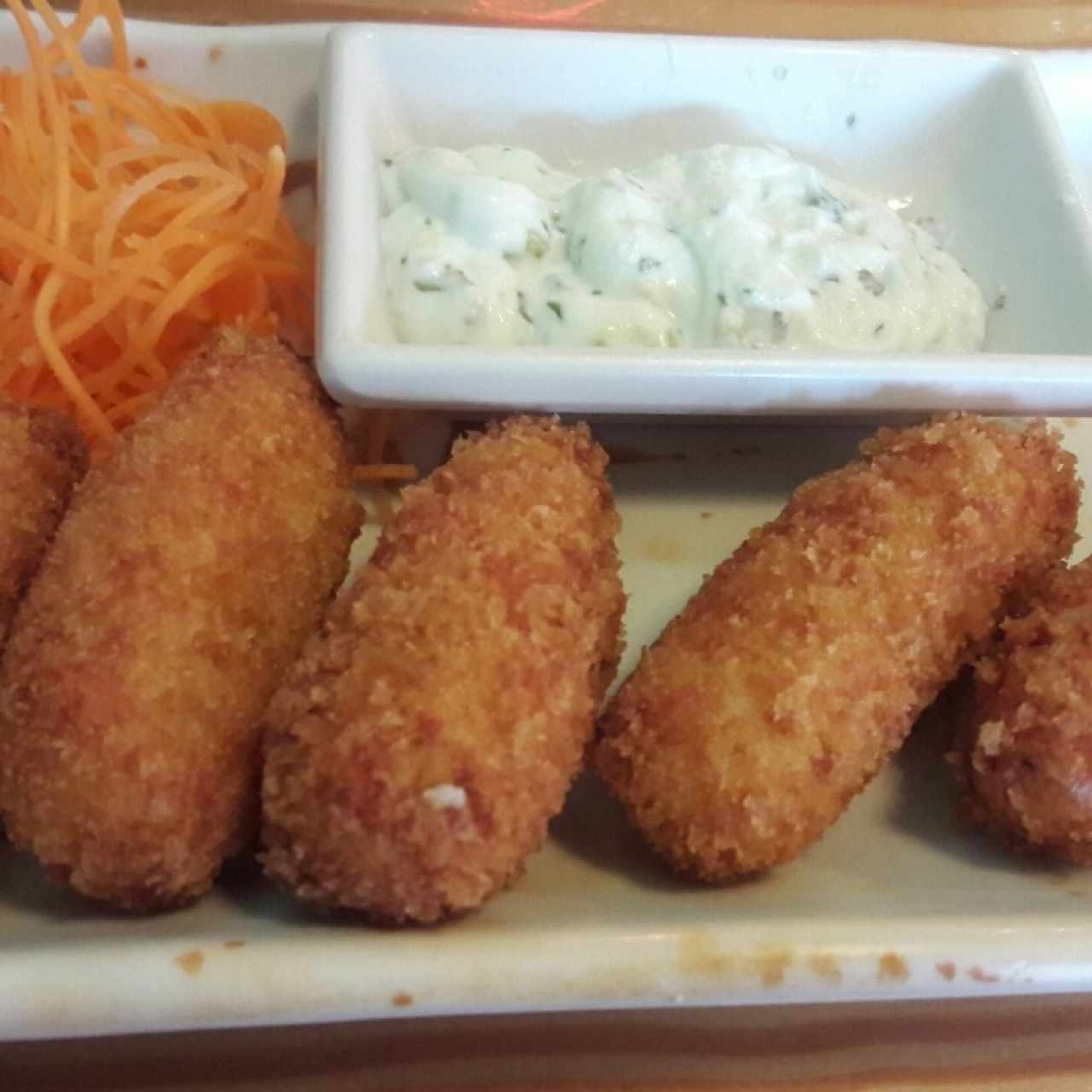 Entradas - Croquetas de cangrejo