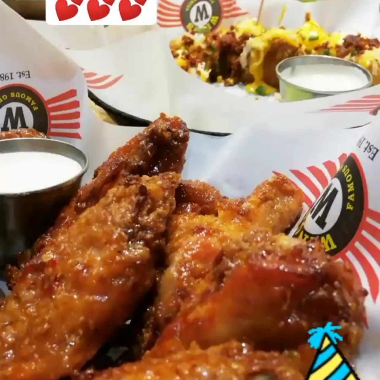 Menú - 20 Wings