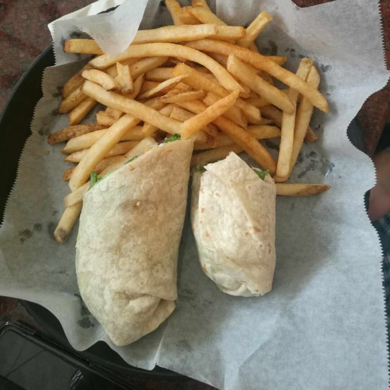 Wrap con papas