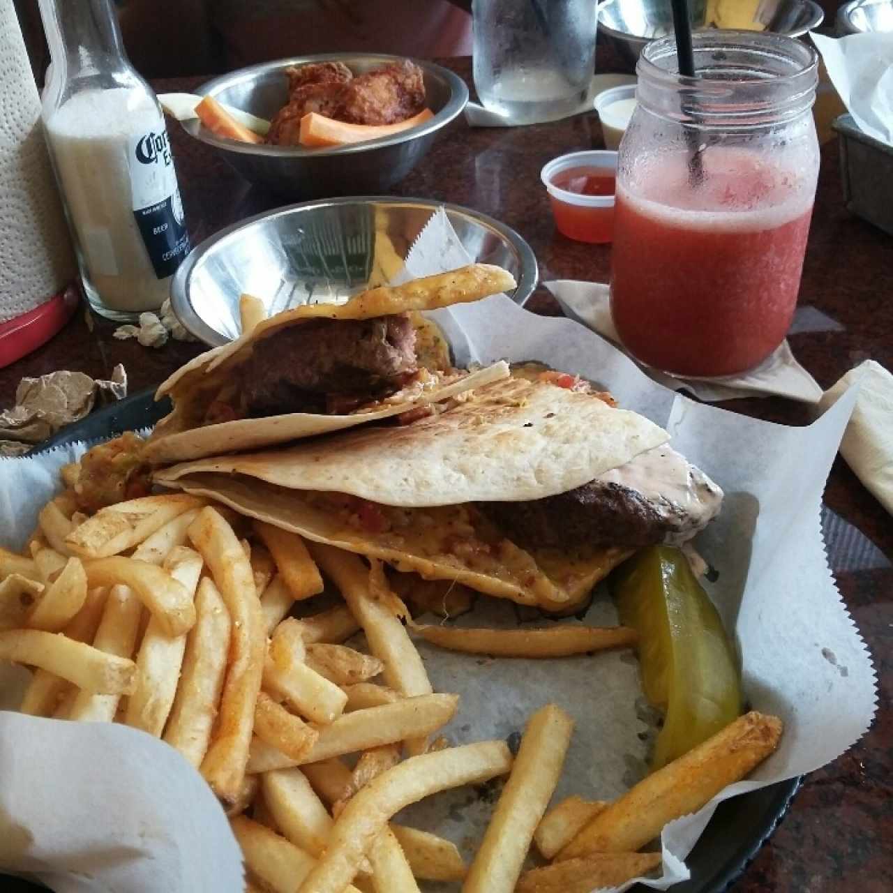 Taco hamburguesa 
