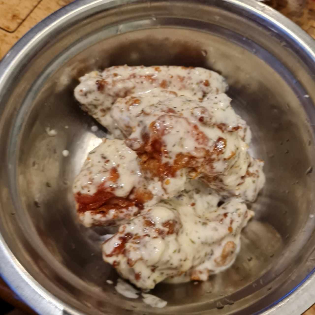 Alitas Garlic Parmesan