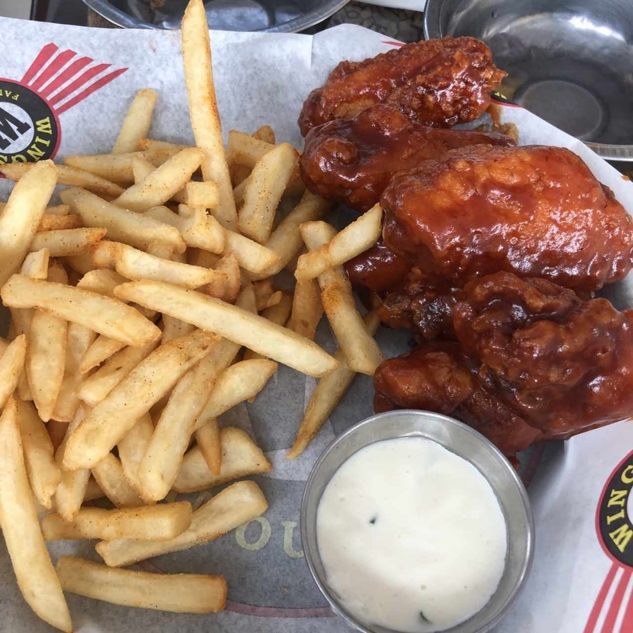 Honey mustard wings