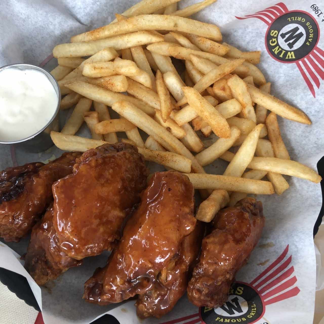 Smoked BBQ wings 