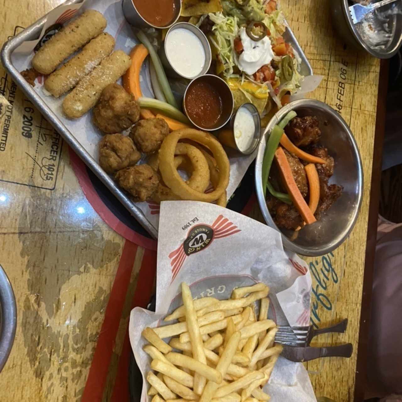 Menú - 10 Wings
