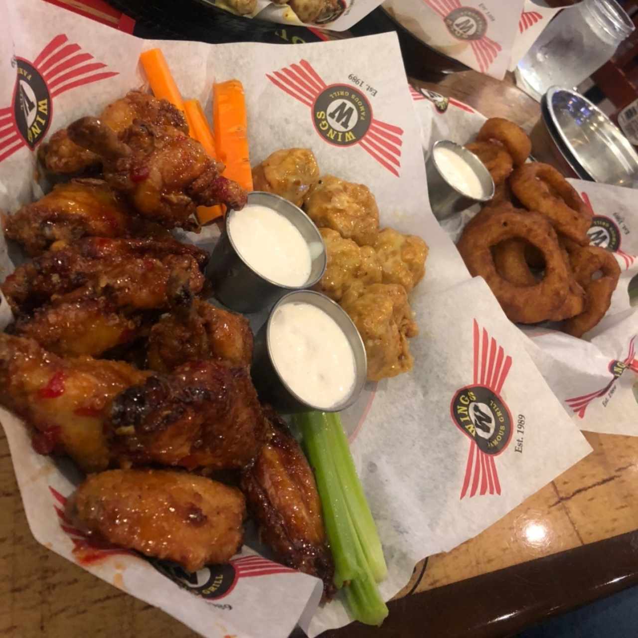 Menú - 15 Wings