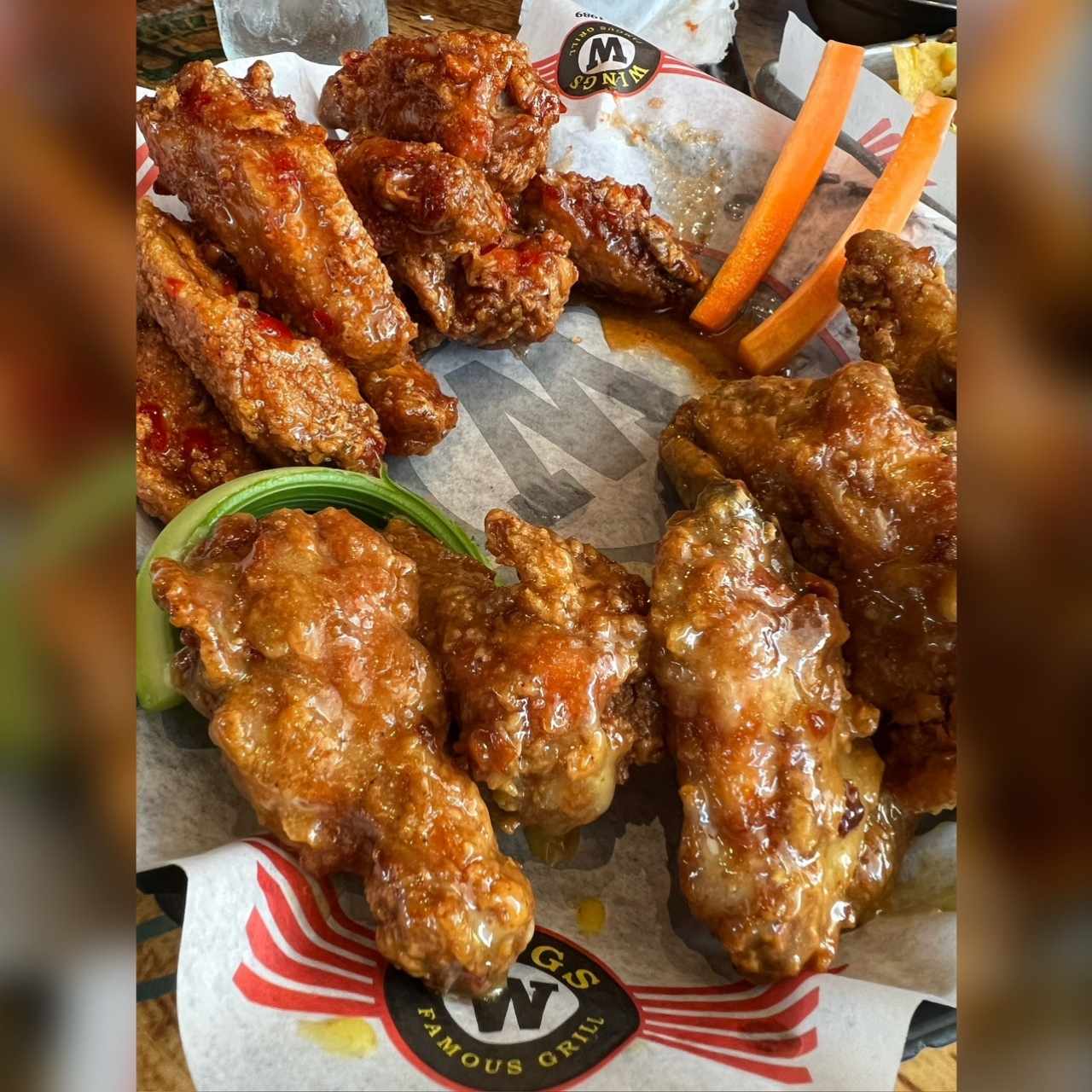 Menú - 20 Wings