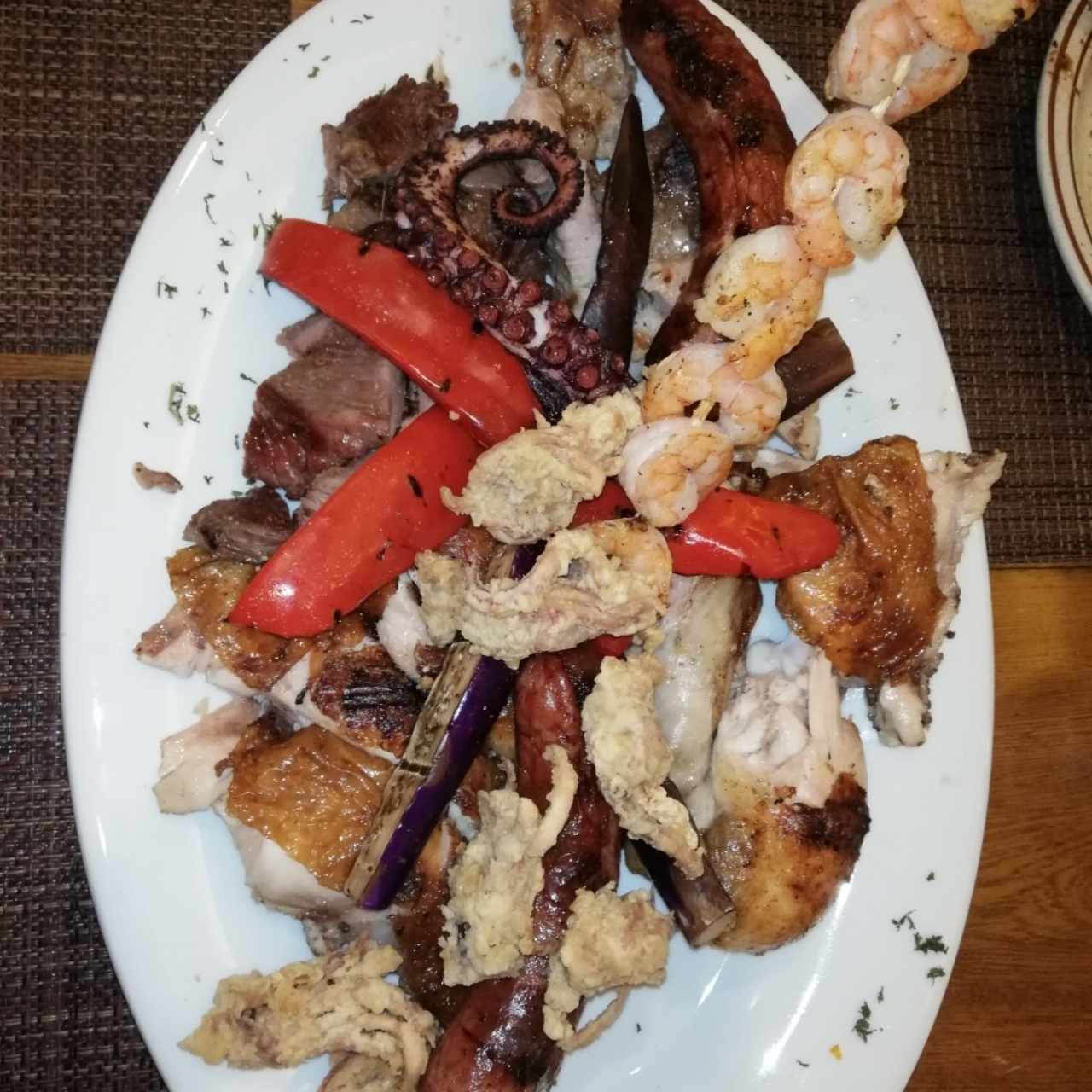 picada mar y tierra