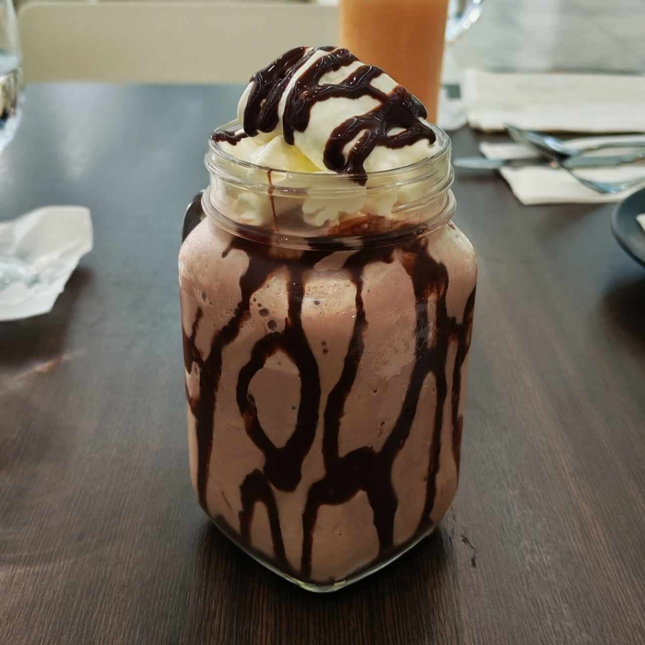 Frappe de chocolate