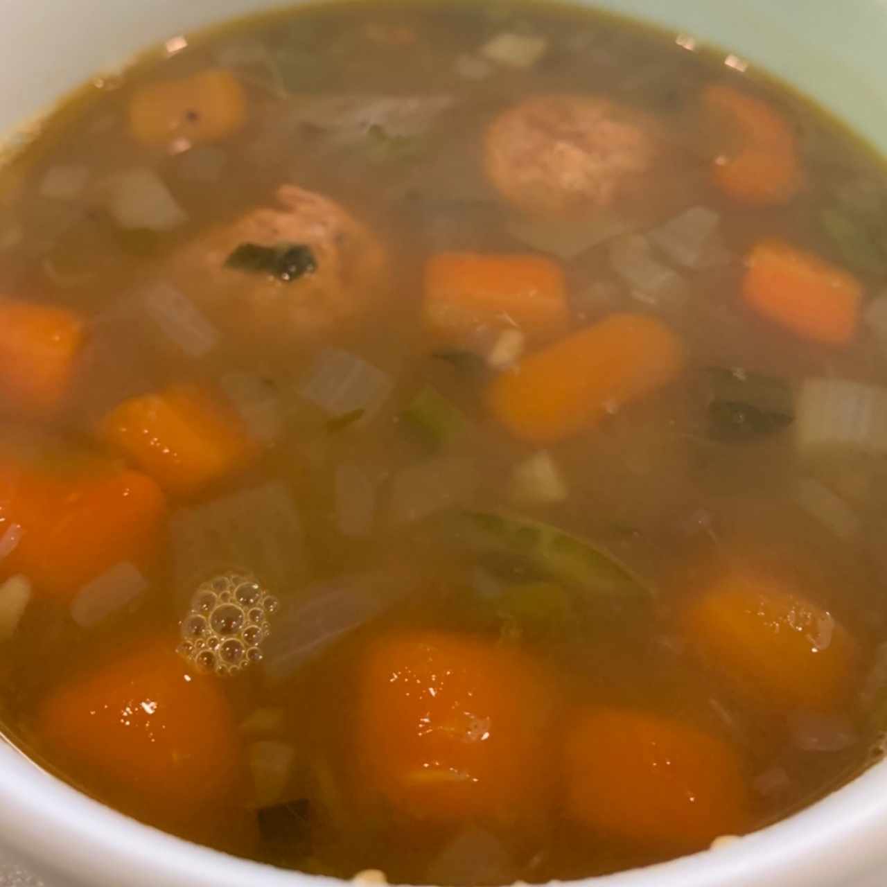sopa de lentejas y chorizo