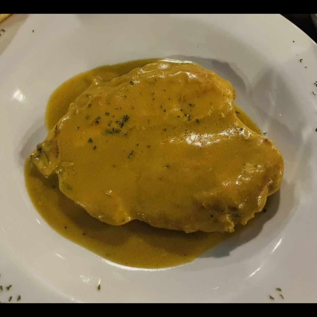 Pechuga de Pollo a la Mostaza