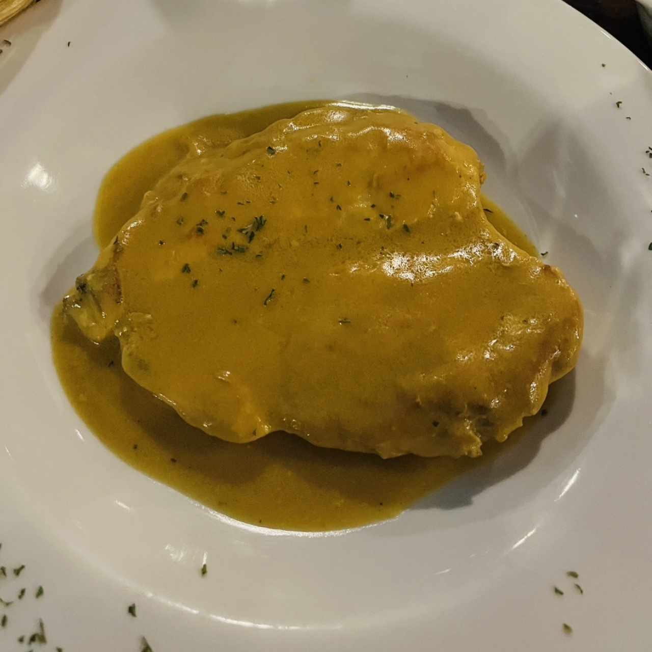 Pechuga de Pollo a la Mostaza