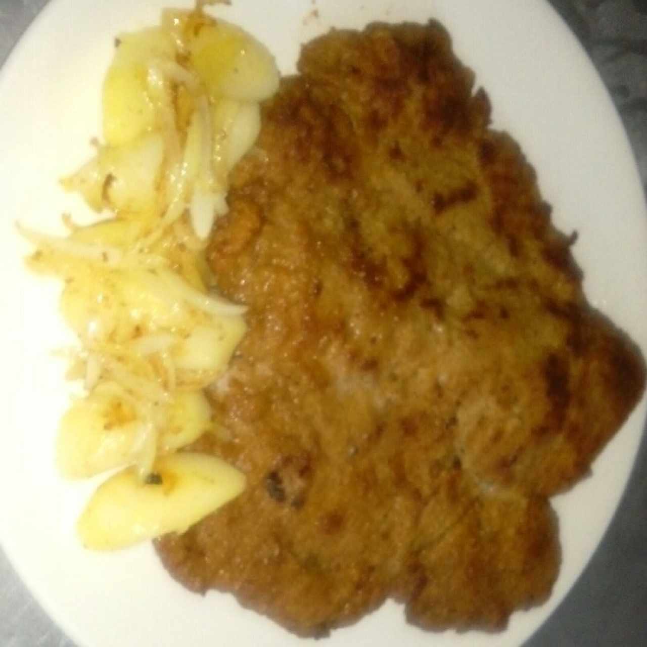 Milanesa oreja de elefante