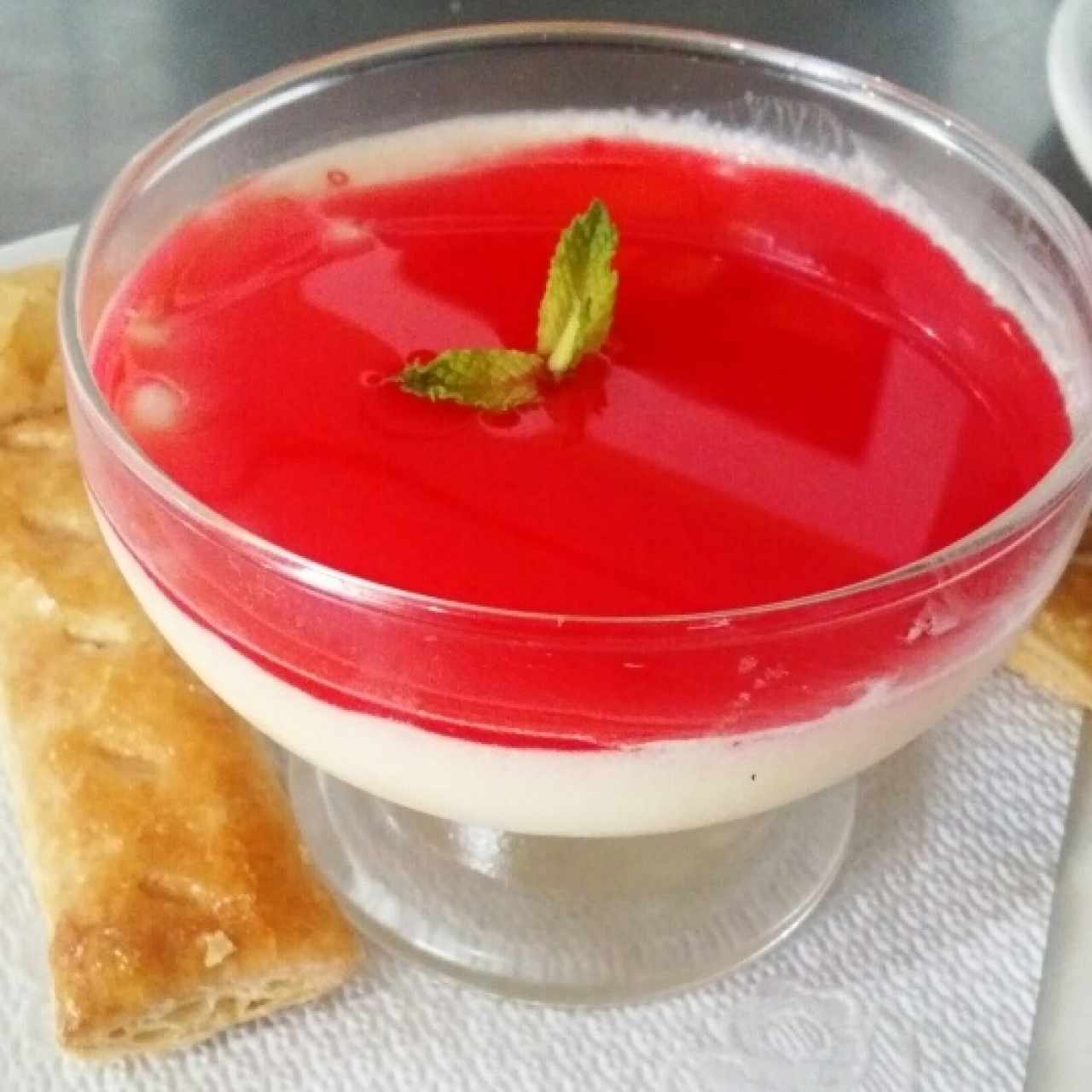 Mousse de chocolate blanco