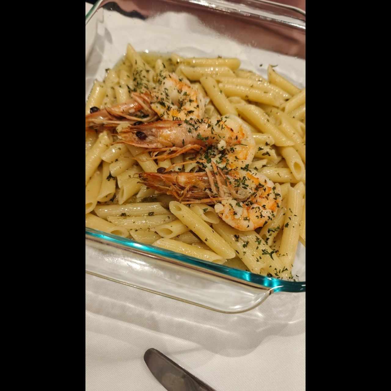Con Langostinos