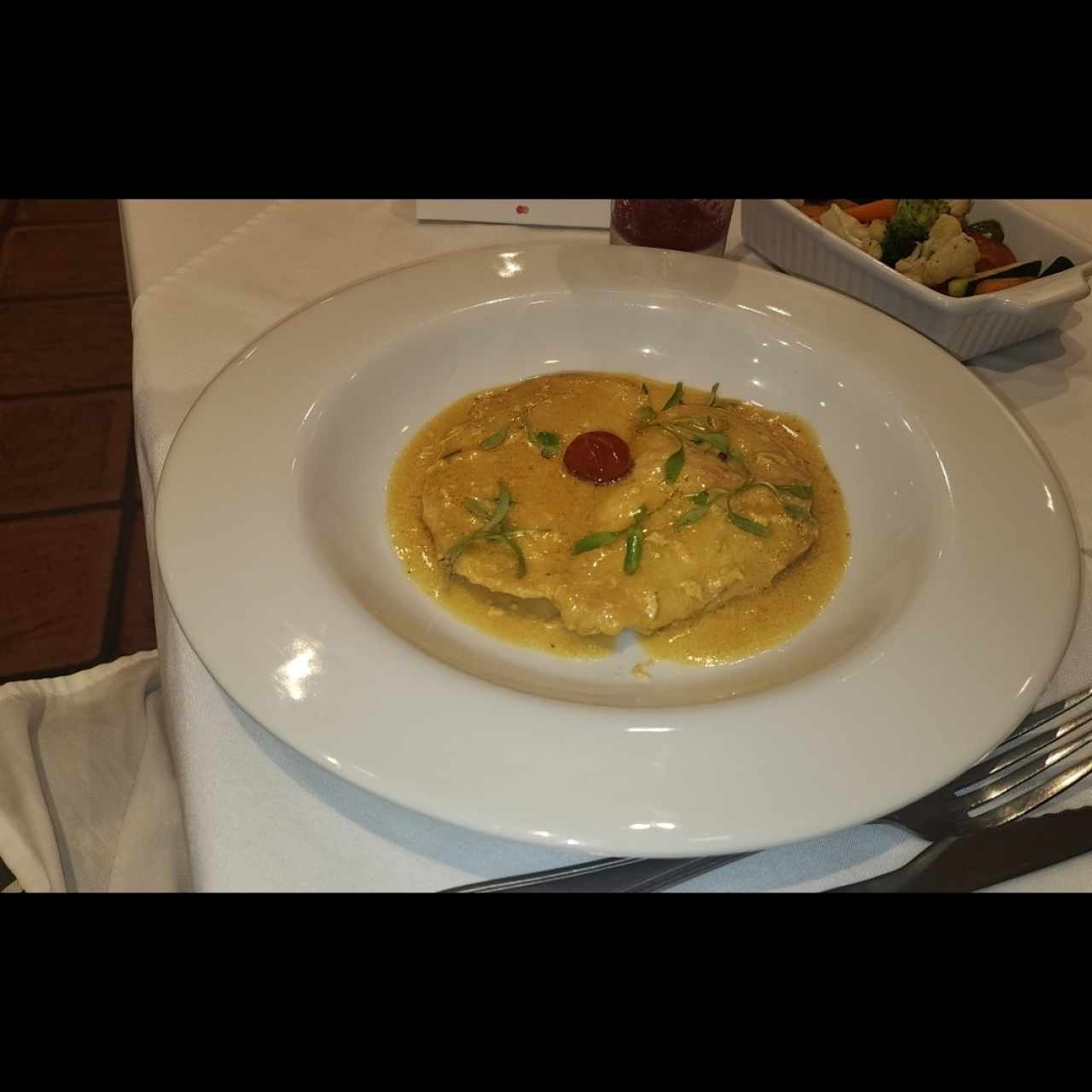 Pechuga de Pollo a la Mostaza