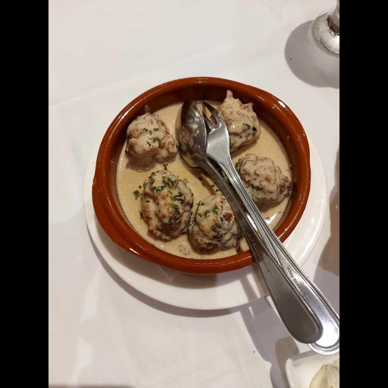 Albóndigas de Ternera a la Crema