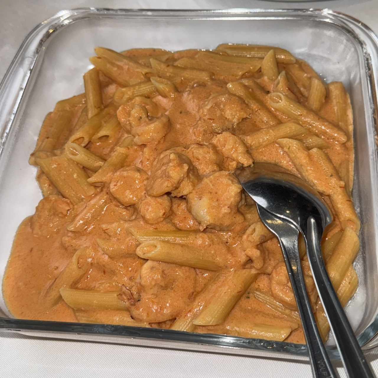 Camarones al Bisquet en Salsa Rosé