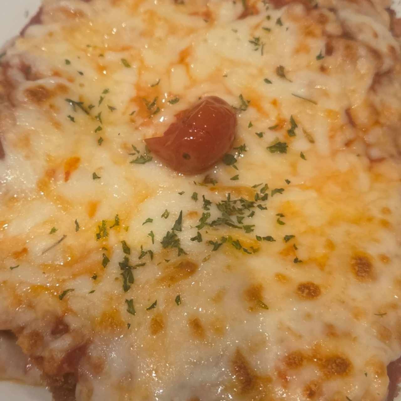 Milanesa de Filete de Res a la Parmigiana