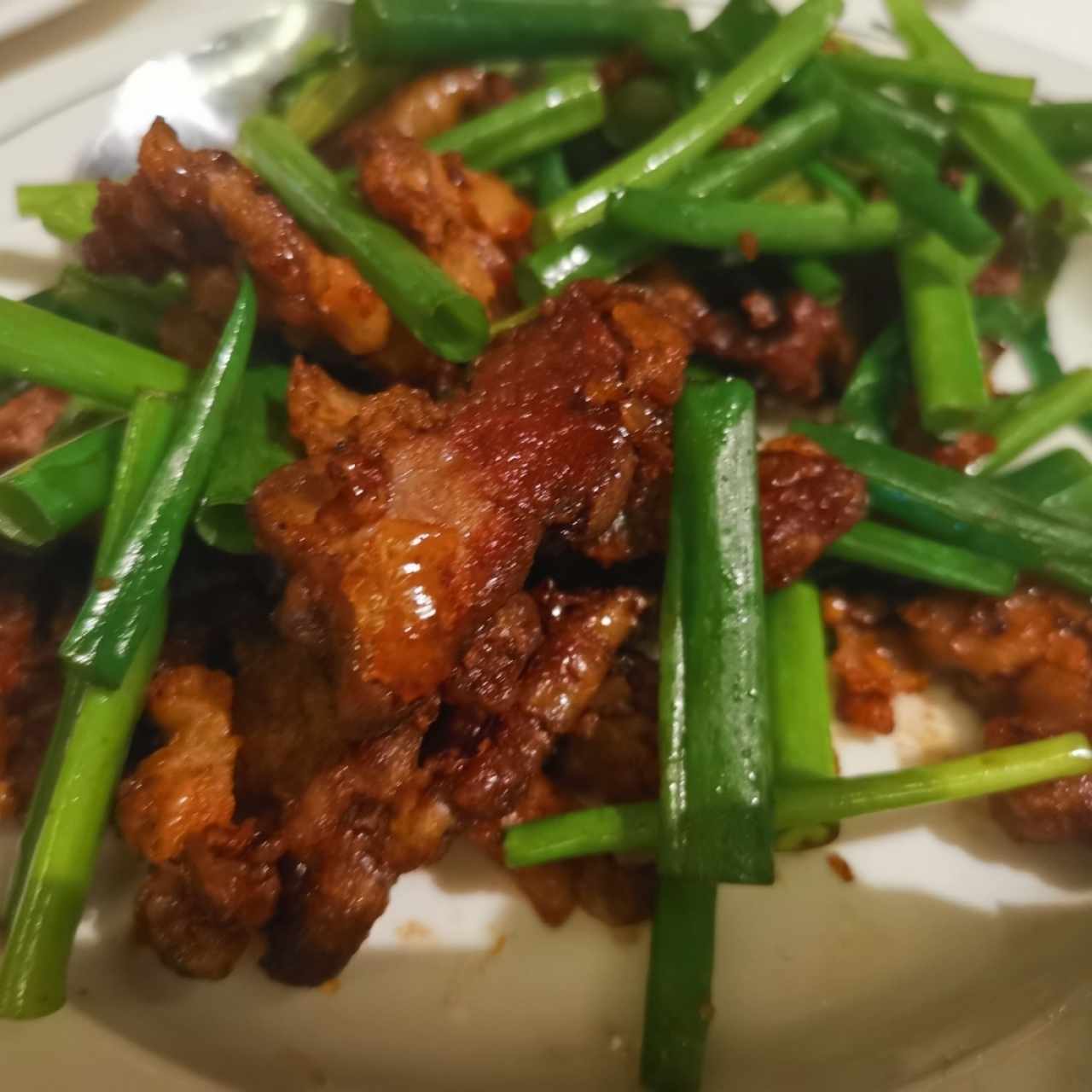 Mongolian beef con entraña...