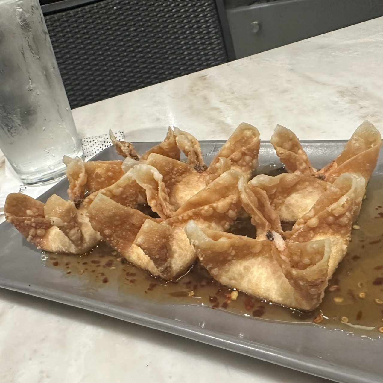 Hand -Folded Crab Wontons
