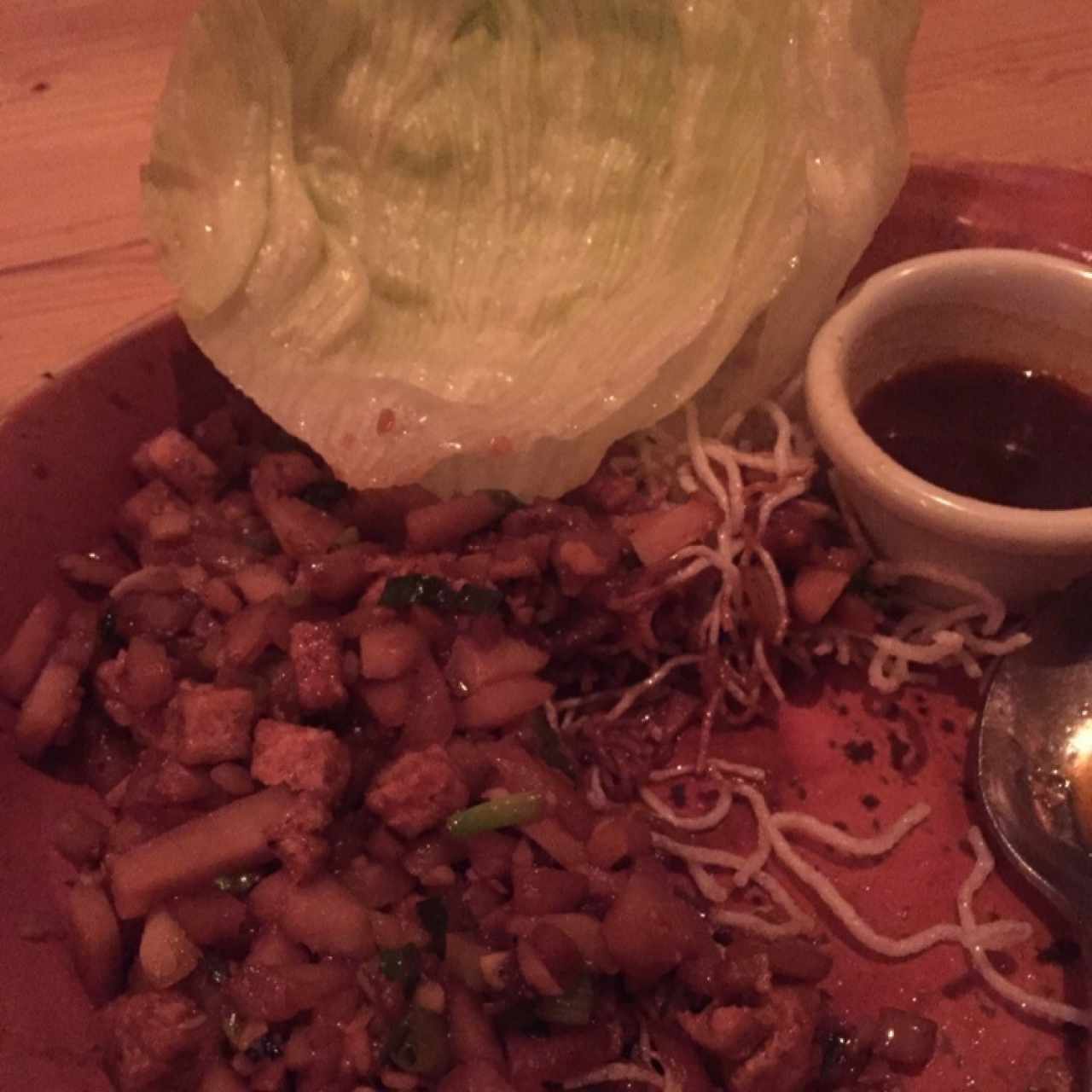 Entradas - Vegetarian Lettuce Wraps