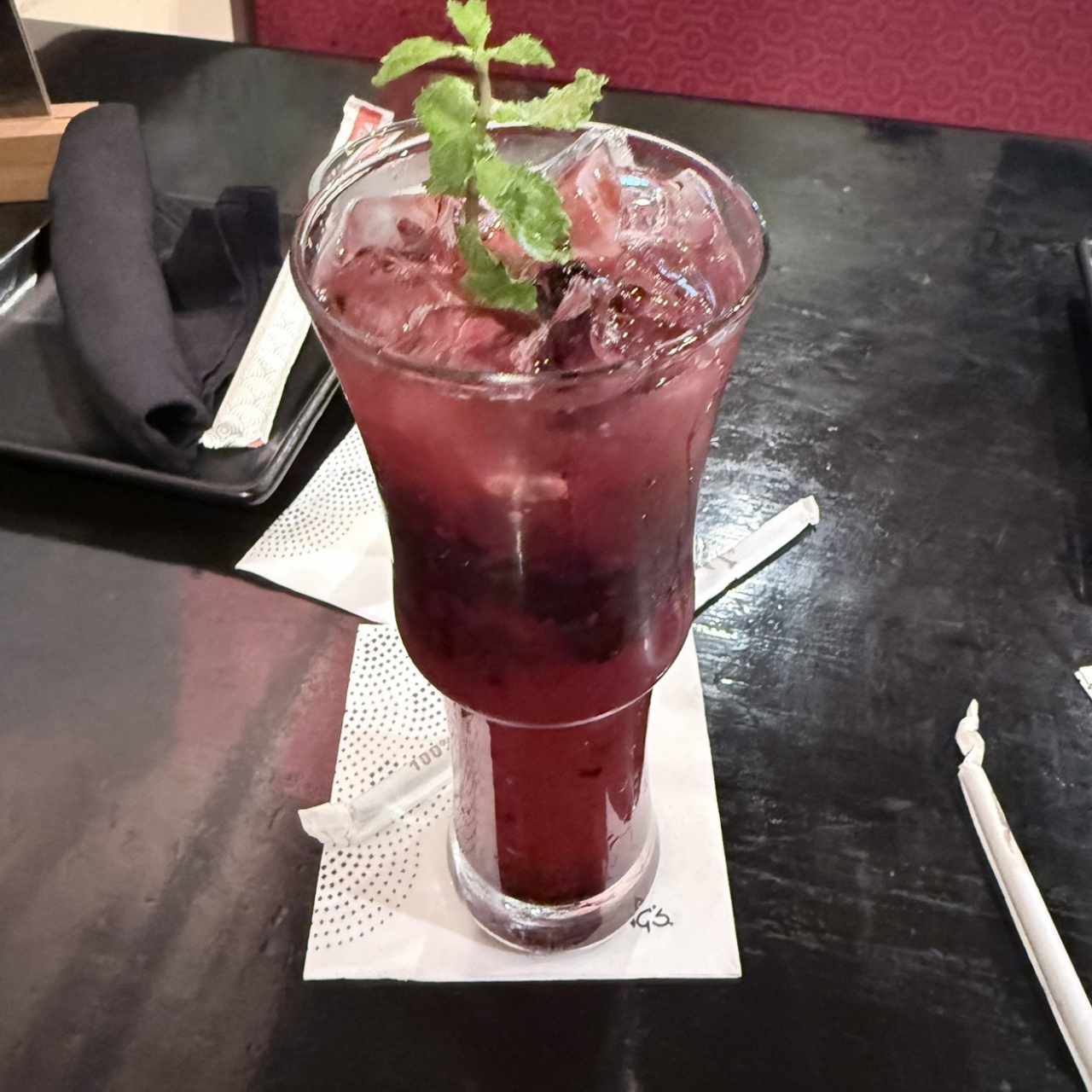 Moras con soda 