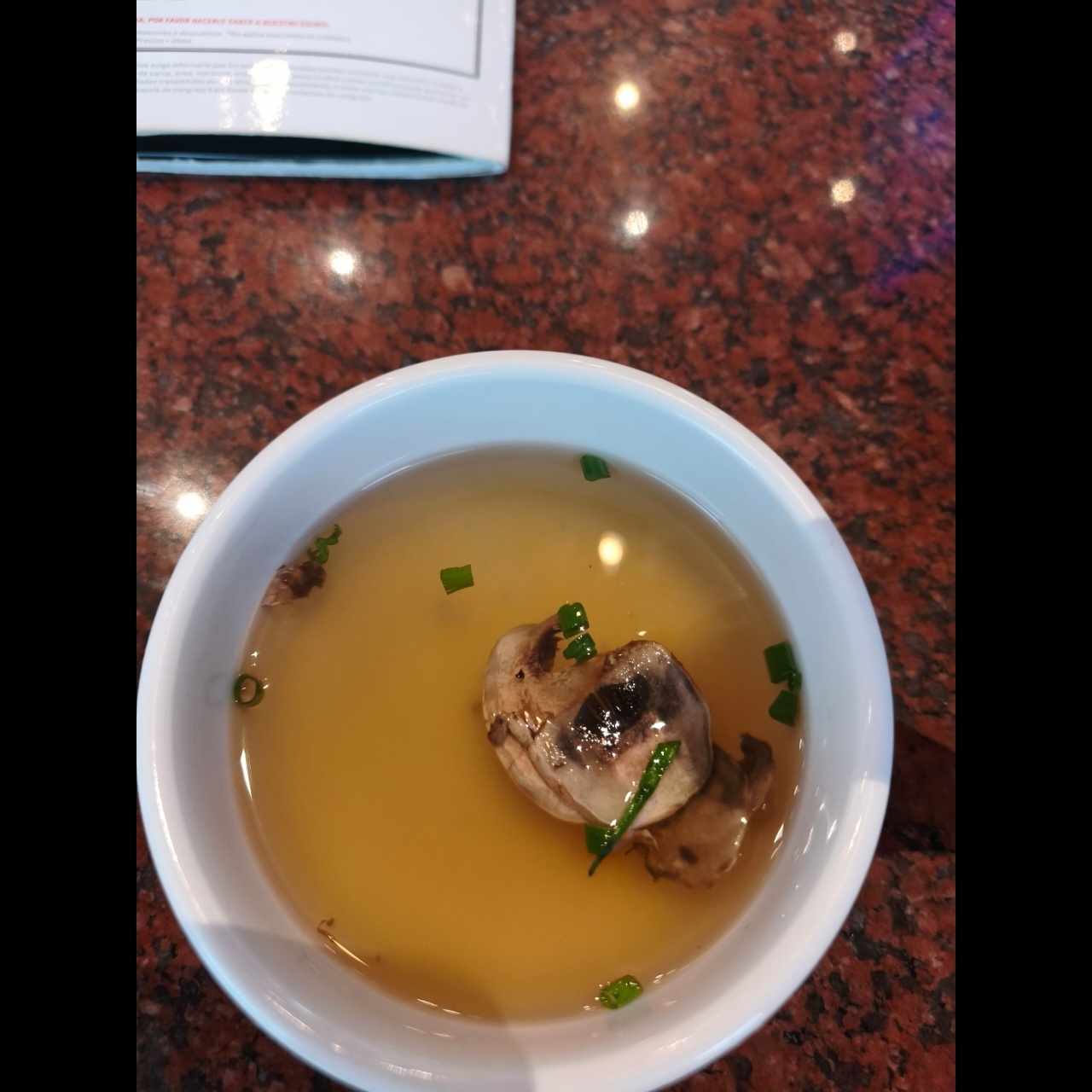 sopa de entrada