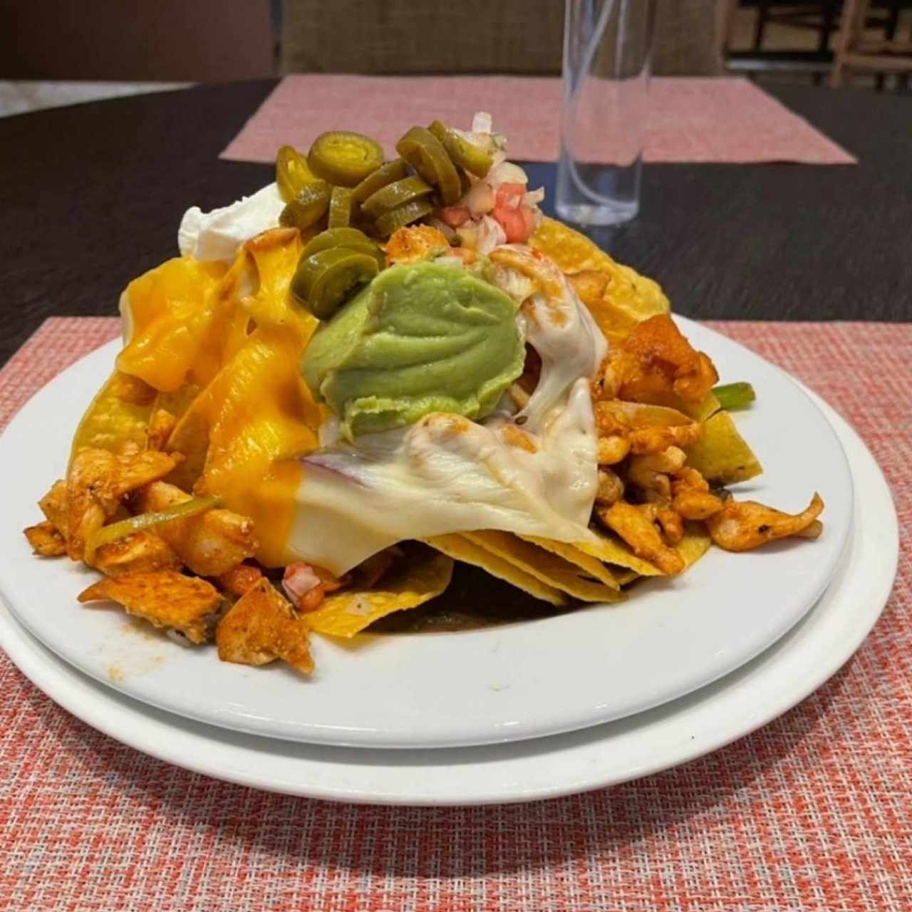 Nachos de pollo 
