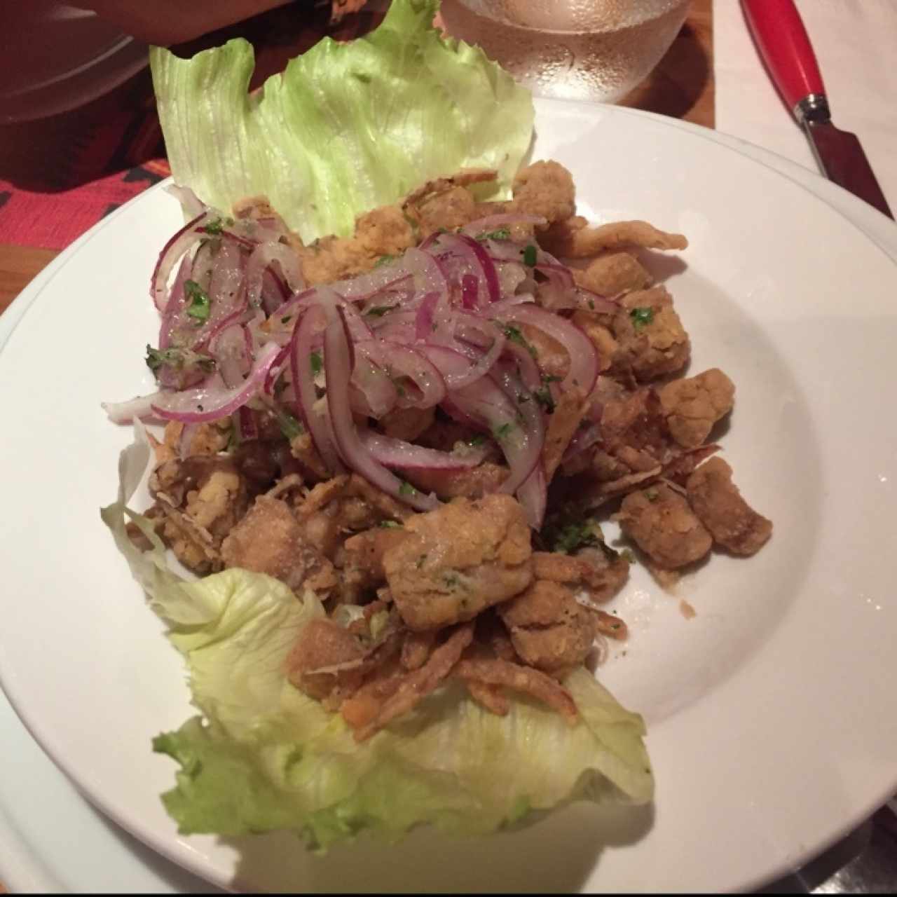 Ceviche Frito de Pescado y Mariscos 